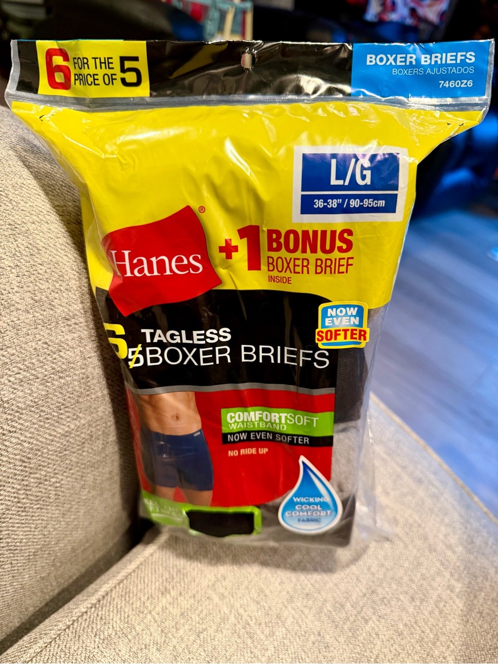 Hanes Tagless Boxer Briefs Pack